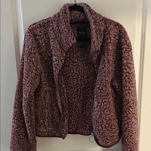 Me Jane Teddy Jacket in Dusty Rose